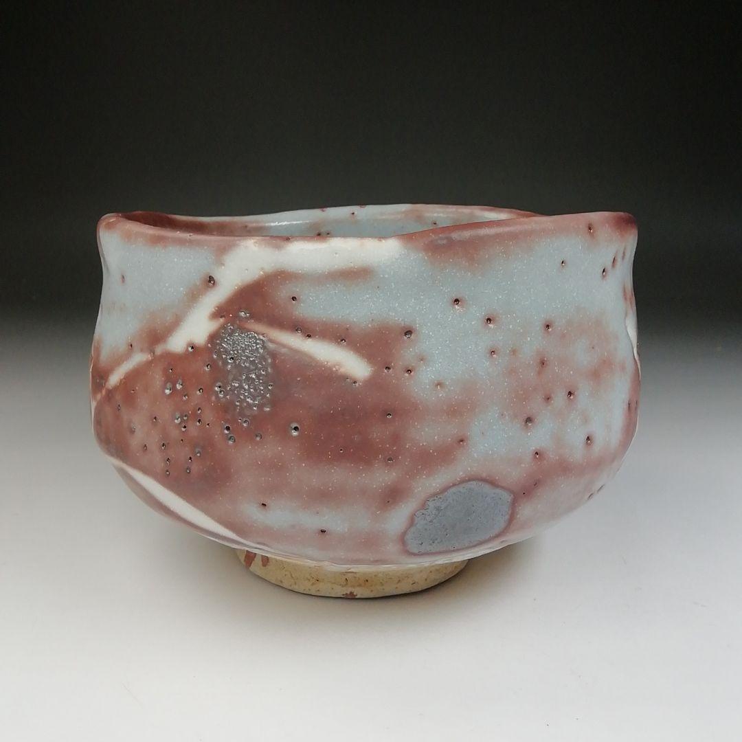 Ｔ４６７　茶碗　『鼡志野茶碗』『弘之 造』　共箱　抹茶碗　茶道具