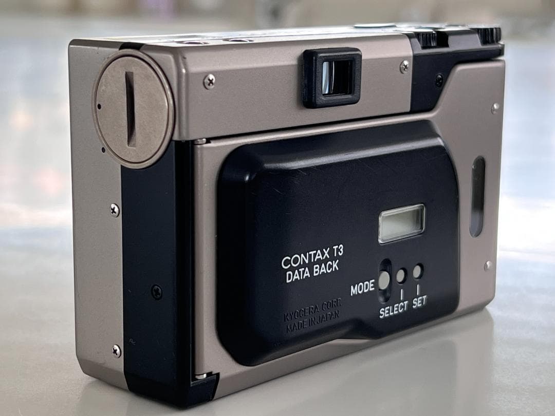 CONTAX T3 DATA BACK 動作確認済 フィルム コンパクト カメラ