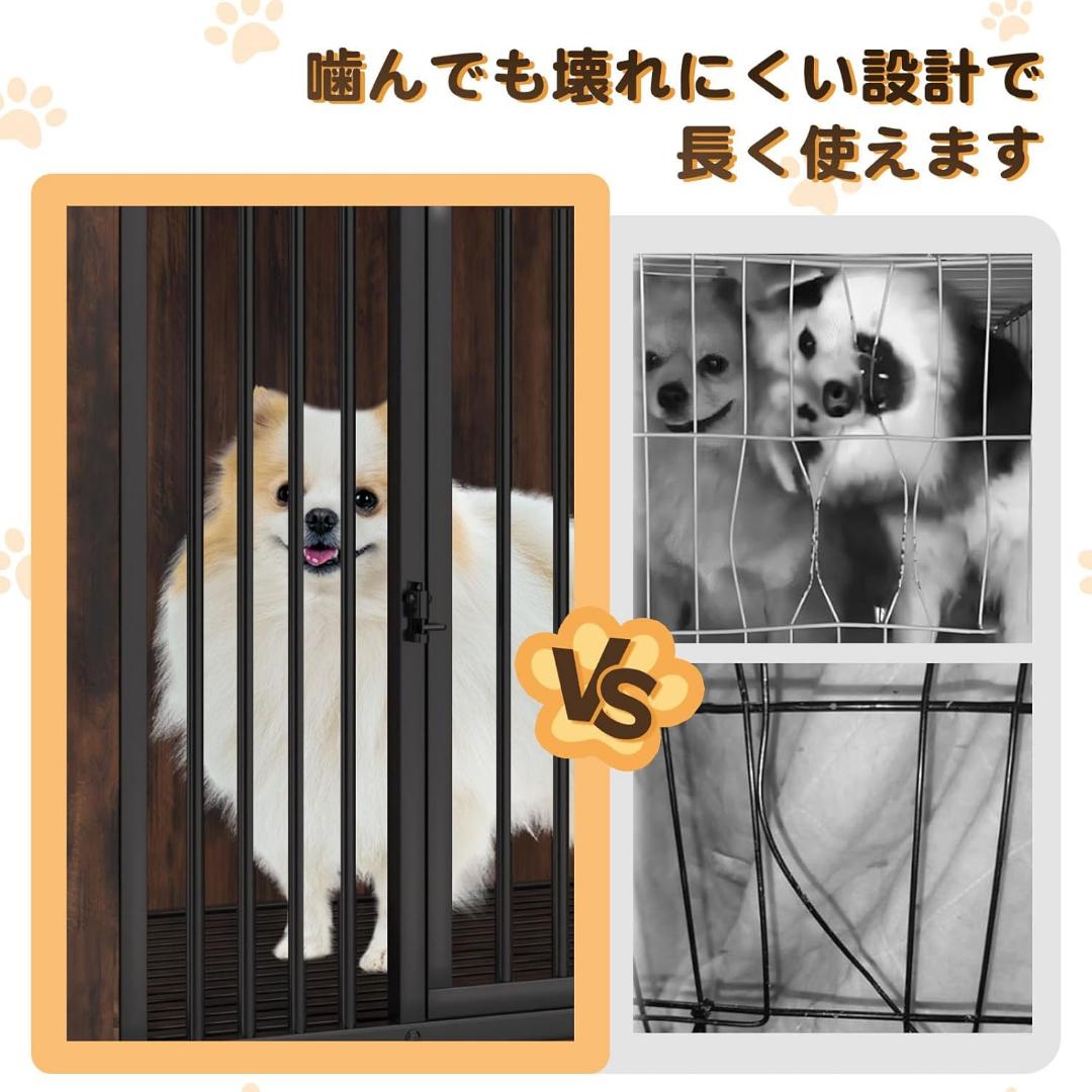 犬ケージ 小型犬 屋根付き ウッディサークル 犬小屋 中型犬