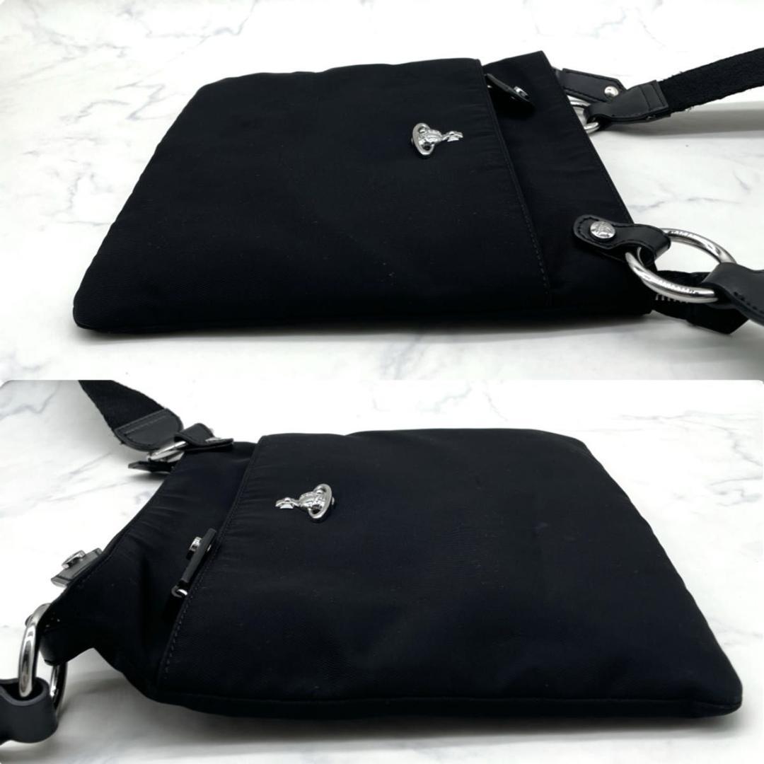 ヴィヴィアンウエストウッド スクエア クロスボディバッグ ショルダー オーブ 黒