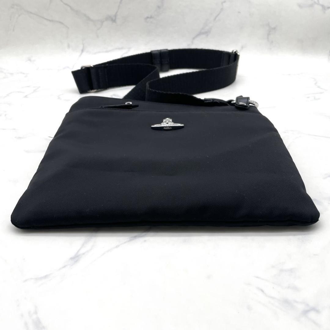 ヴィヴィアンウエストウッド スクエア クロスボディバッグ ショルダー オーブ 黒