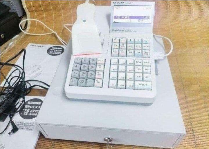 シャープレジスターXE-A280BT　PC連携　スキャナ付き　807067