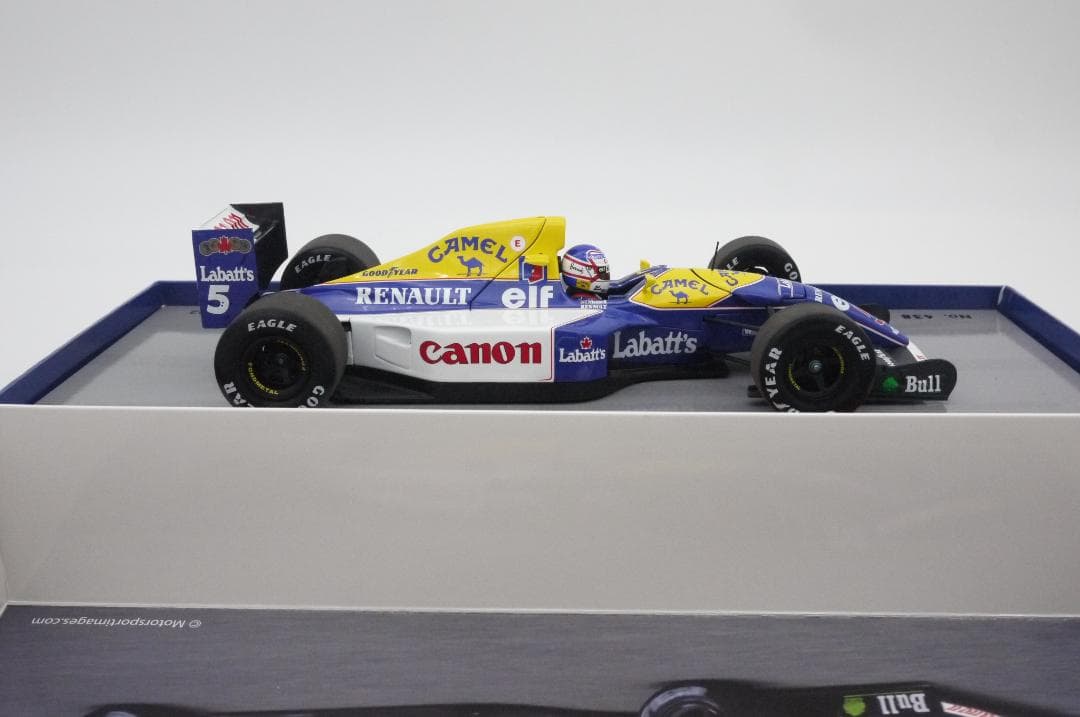 kuusプロフィ重要1/18 ウィリアムズ FW14B キャメル マンセル