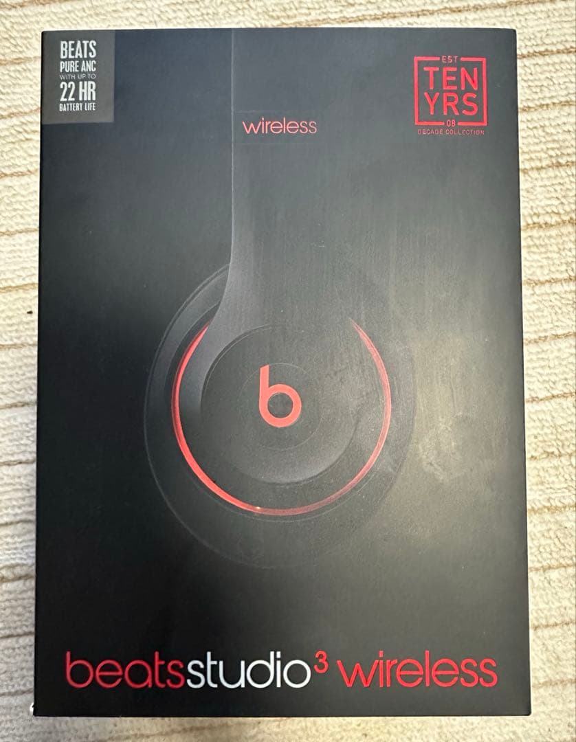 Beats Studio3 Wireless ブラック/レッド