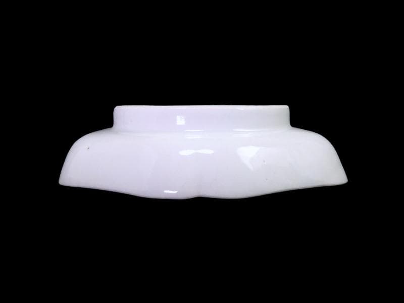 古伊万里　染錦　青海波に梅の図　菱形変形皿　５客　534AS-DBf