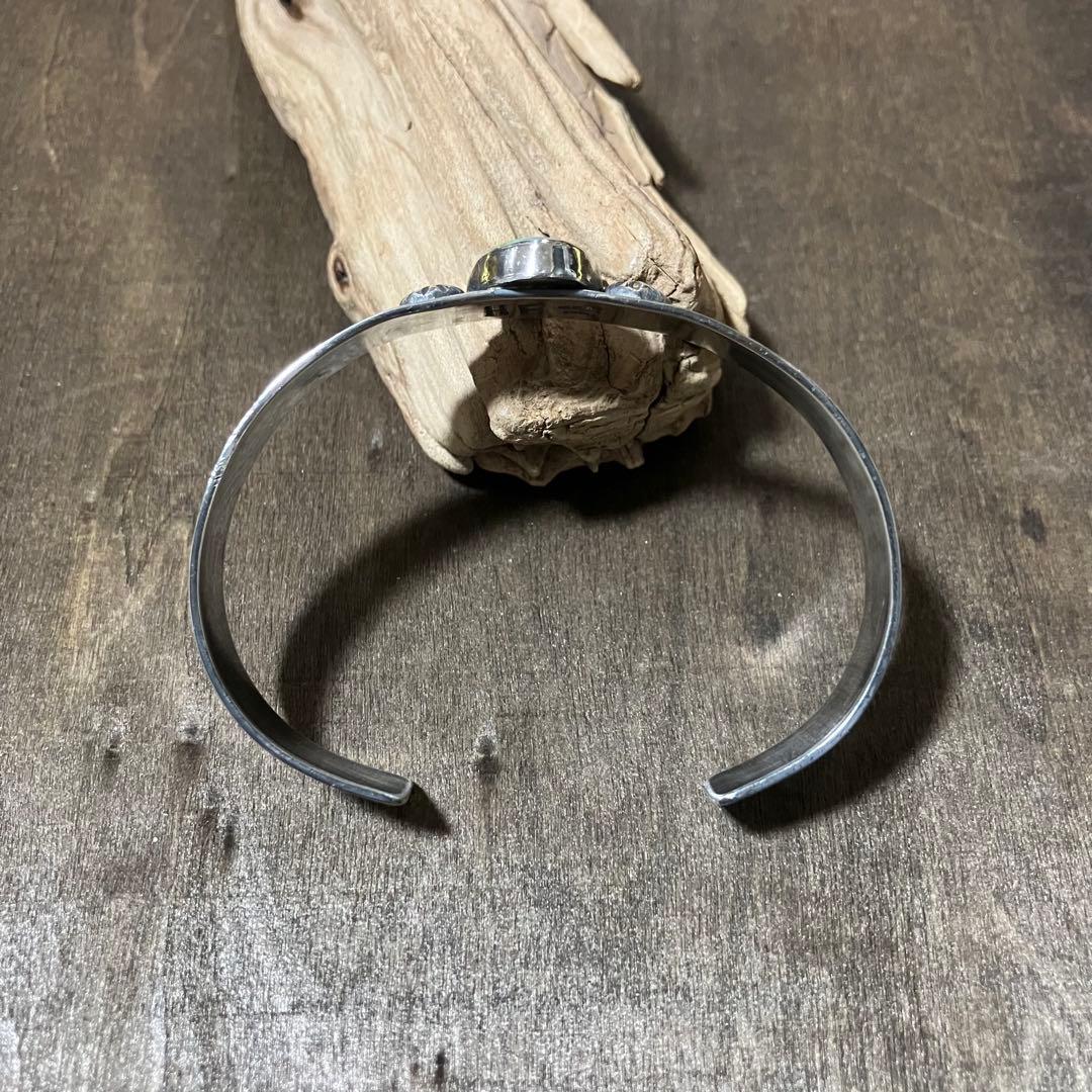 オーダー品　ナンバーエイト　ターコイズ　シルバー　バングル　ブレスレット