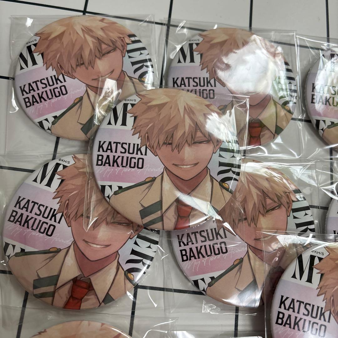 応募者全員サービス ヒロアカ 缶バッジ 爆豪勝己 ジャンプGIGA 15個