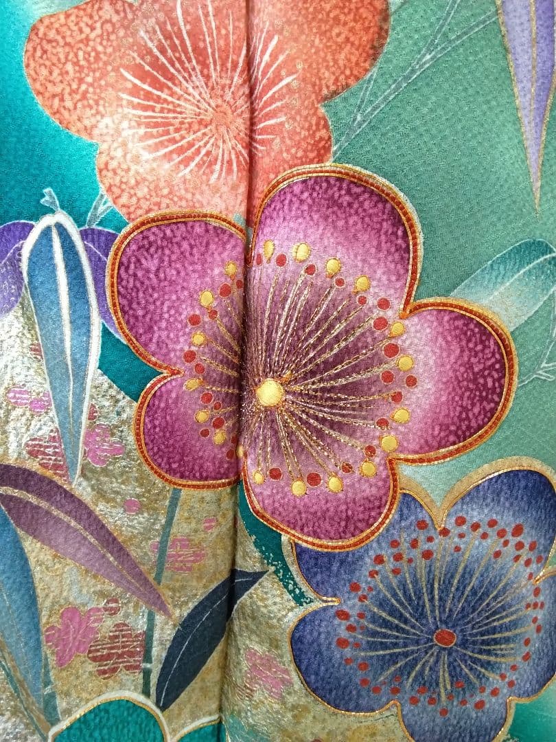 振袖フルセット、正絹振袖セット、刺繍半襟、重ね衿、帯揚げ、帯締め、袋帯、襦袢Q