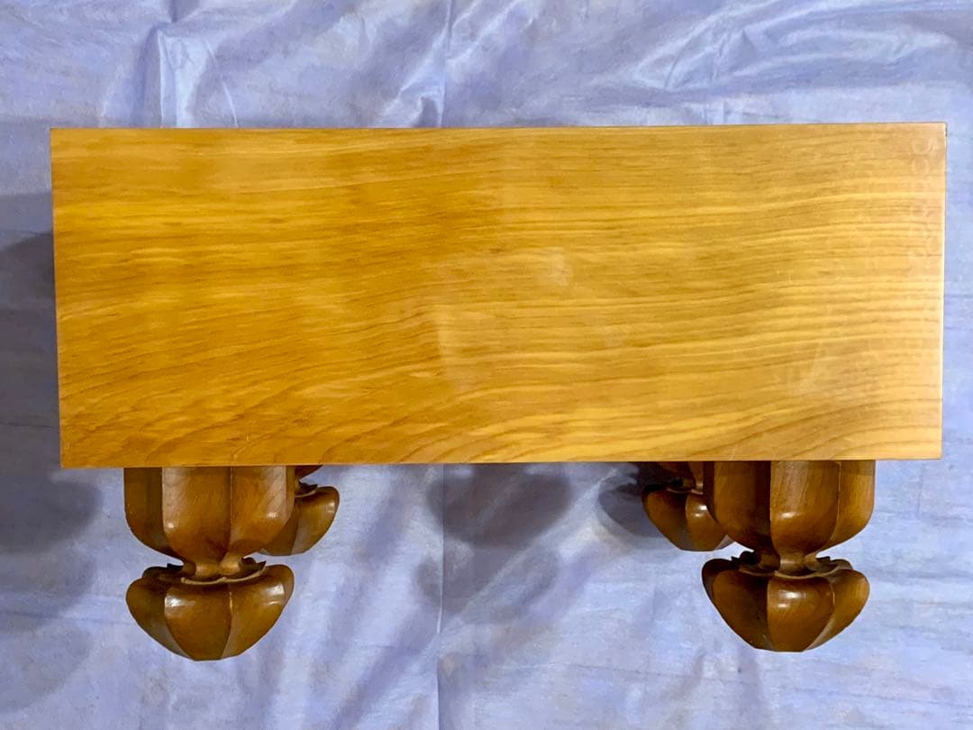 国産本榧碁盤 5.7寸 木表 リペア後未使用品