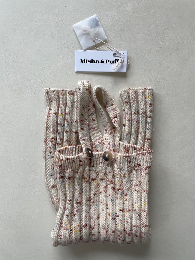 p*a様 misha and puff rib longies Confetti