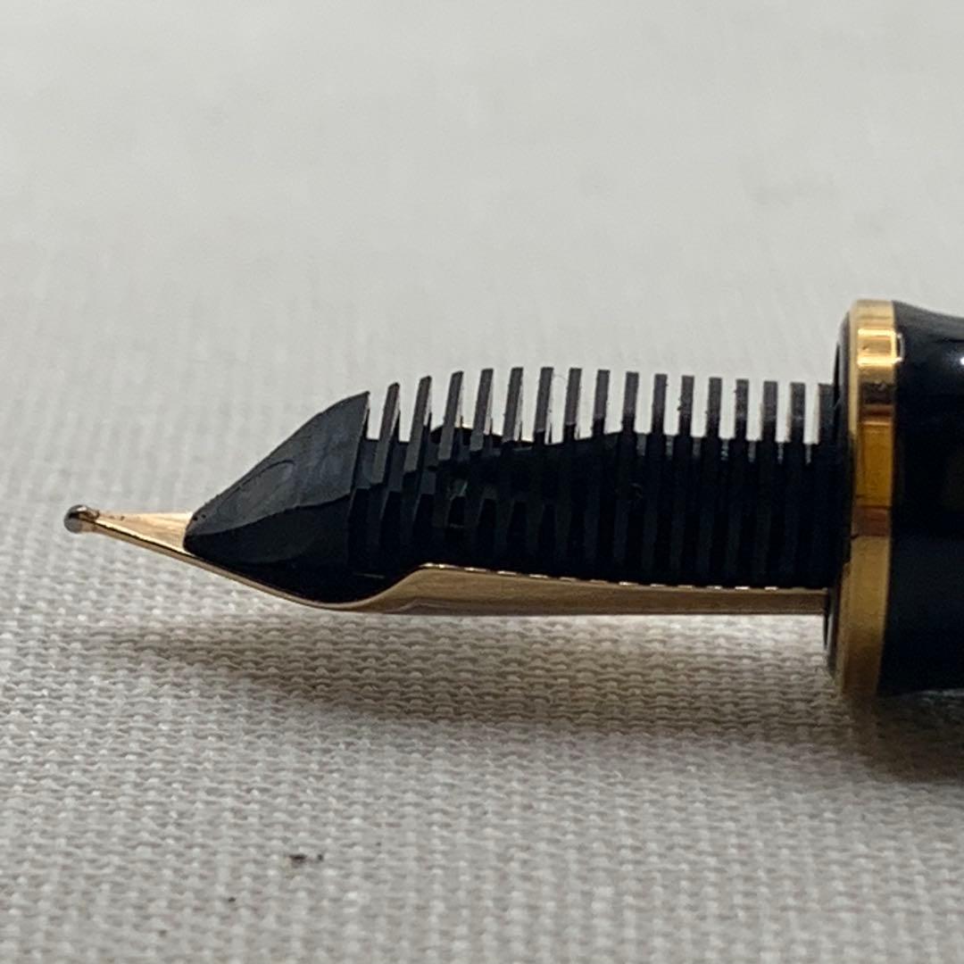 ペリカン　スーベレーンM800 青縞18C万年筆　字幅F