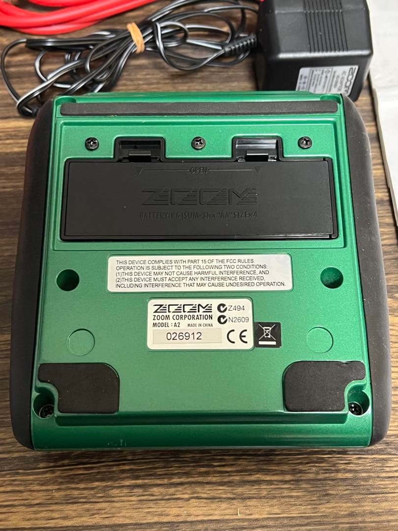 即発送 zoom A2 アダプター説明書付き