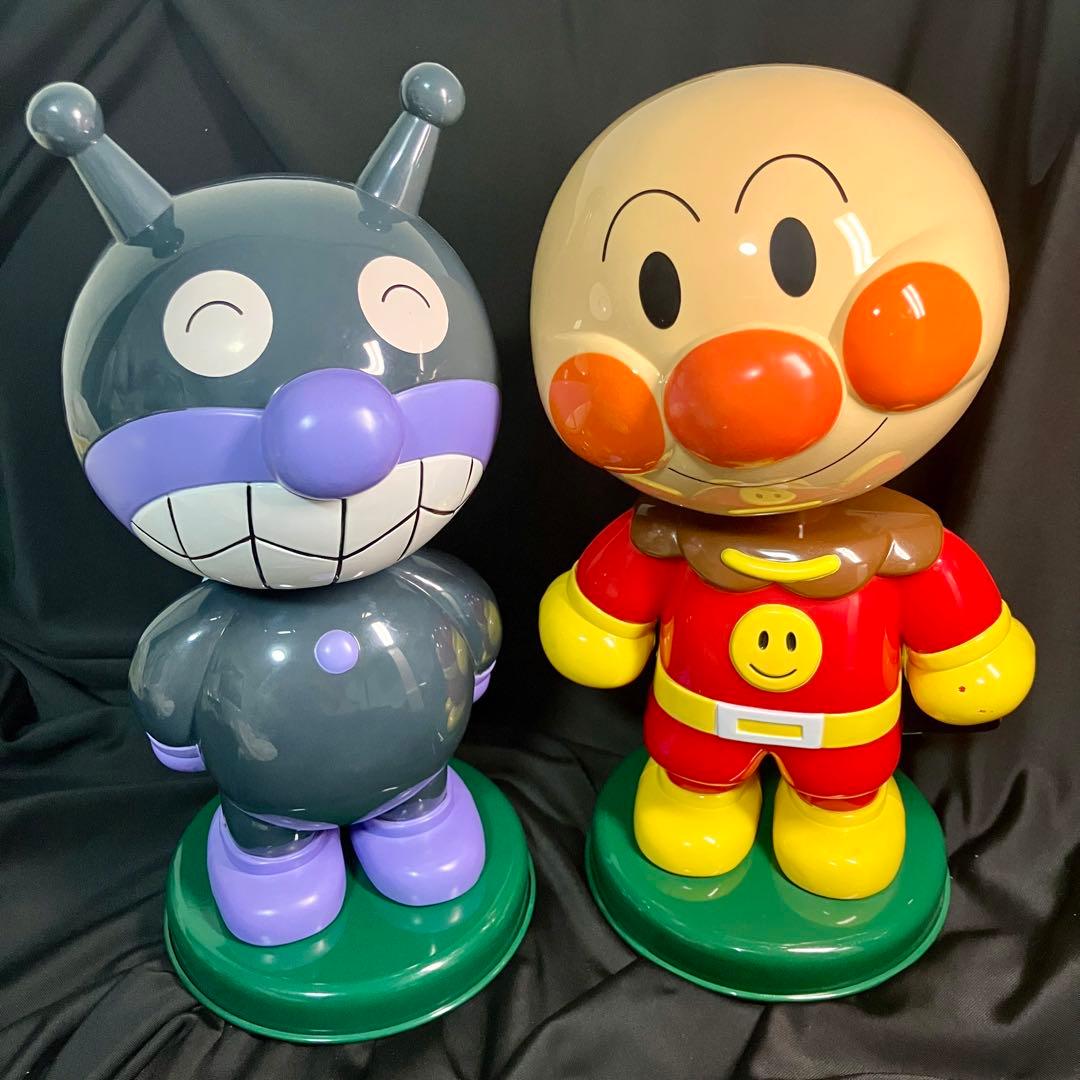 【匿名配送/希少】SEGA/アンパンマン/バイキンマン/首振りフィギュア/非売品