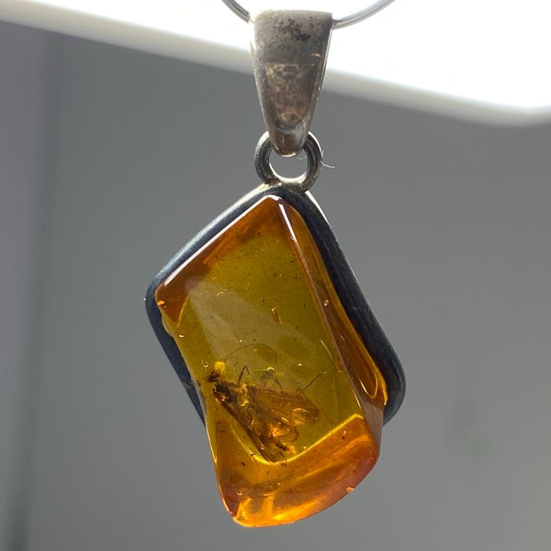 本蝋琥珀ブローチ　925刻印　本琥珀ブローチ5点　タエチ　50g