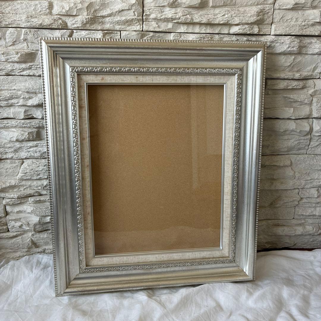美品★アンティーク 額縁 フレーム シルバー 高級