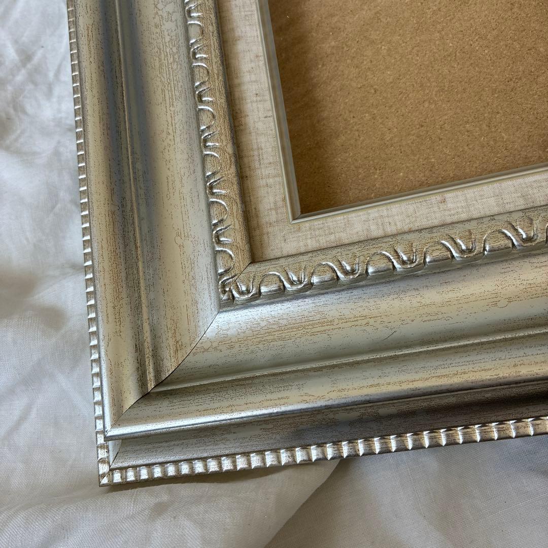 美品★アンティーク 額縁 フレーム シルバー 高級