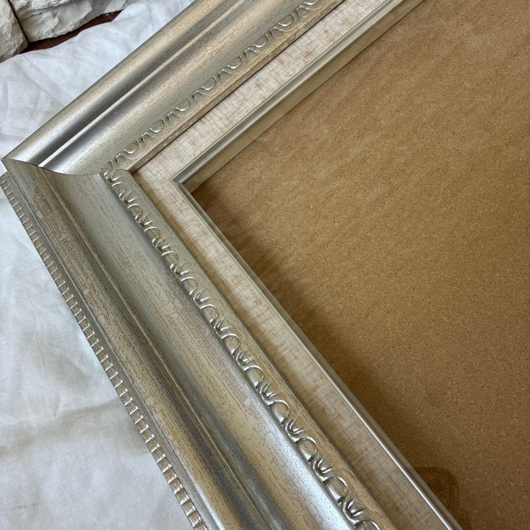美品★アンティーク 額縁 フレーム シルバー 高級
