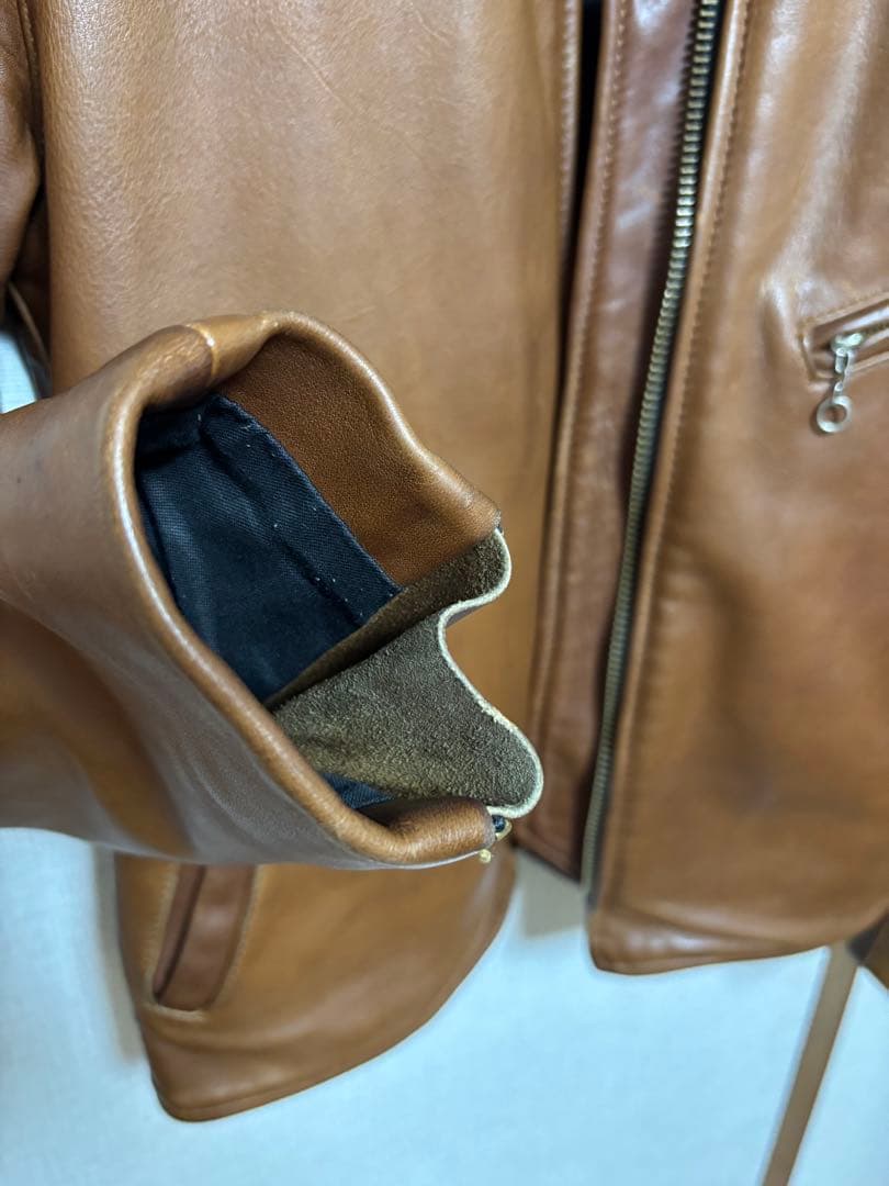 バンソンvansonエンフィールドENFライダースジャケット　38size