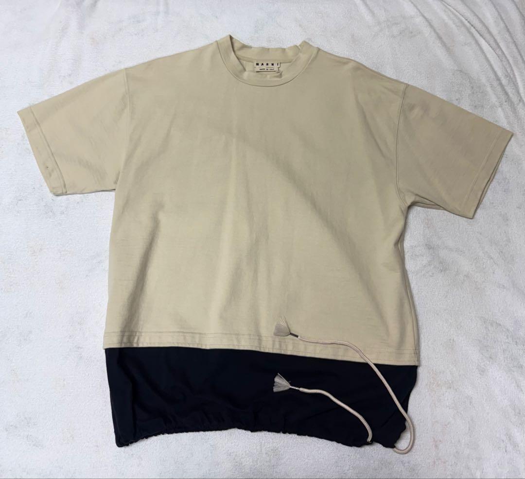 MARNI コットンクルーネックカットソー