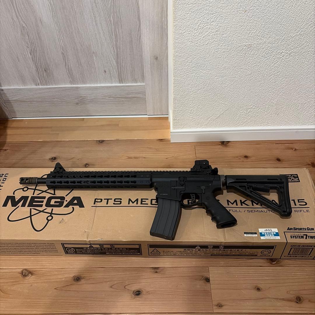KSC MEGA MKM-AR15 ガスガン ブラック
