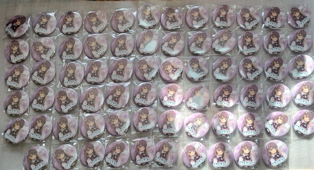 イキヅライブ！　調布のりこ　缶バッジ　70個セット