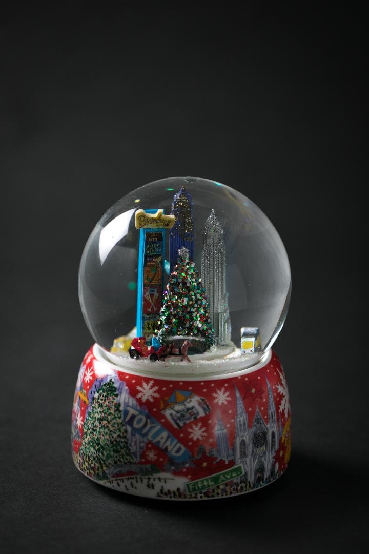 スノードーム││タイムズスクエアとクリスマスツリー│121