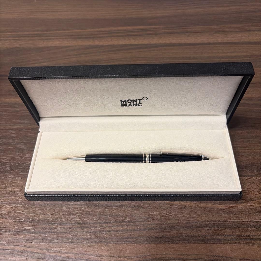 MONTBLANC 黒 ボールペン 専用ケース付き　刻印あり