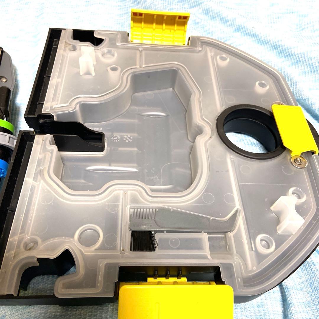 【美品】ケルヒャー 業務用手押し式床洗浄機 急速充電器 バッテリー2コセット