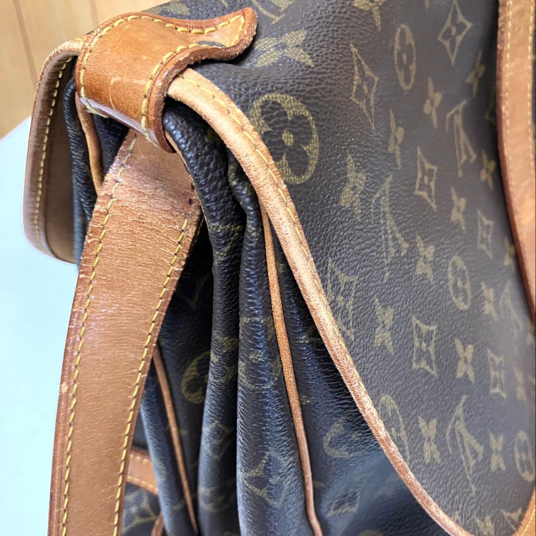 ES114 LOUIS VUITTON ルイヴィトン ソミュール35 モノグラム