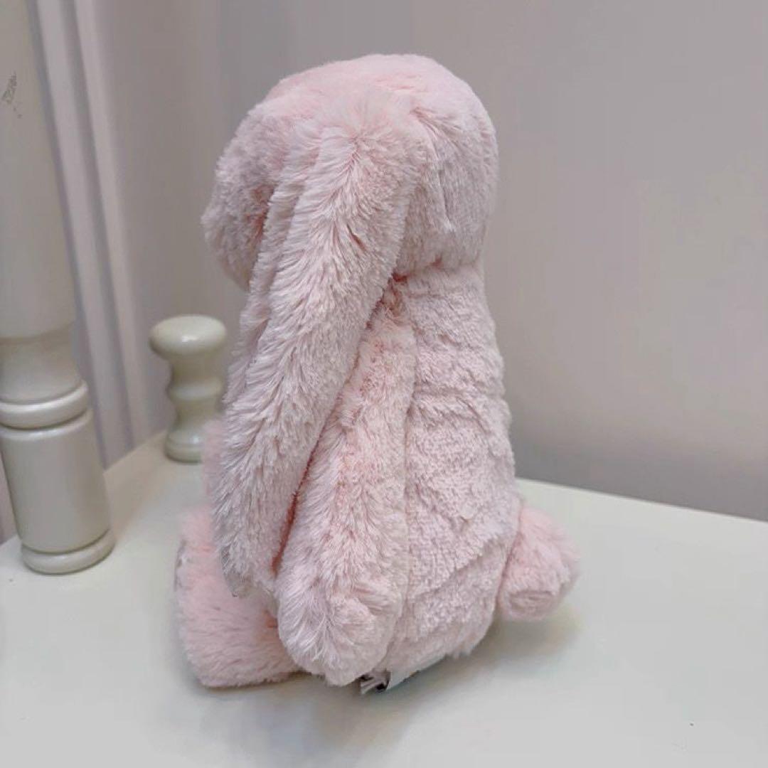 ✨美品✨  うさぎ ぬいぐるみ ピンク 花柄 M