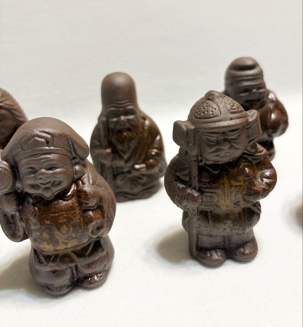 備前焼 七福神 置物 オブジェ インテリア 縁起物 招福