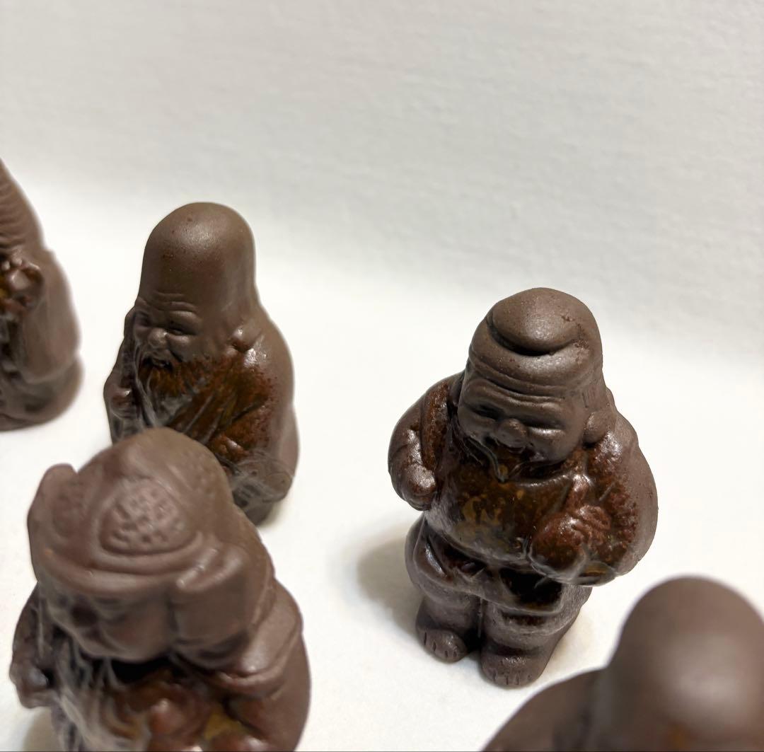 備前焼 七福神 置物 オブジェ インテリア 縁起物 招福