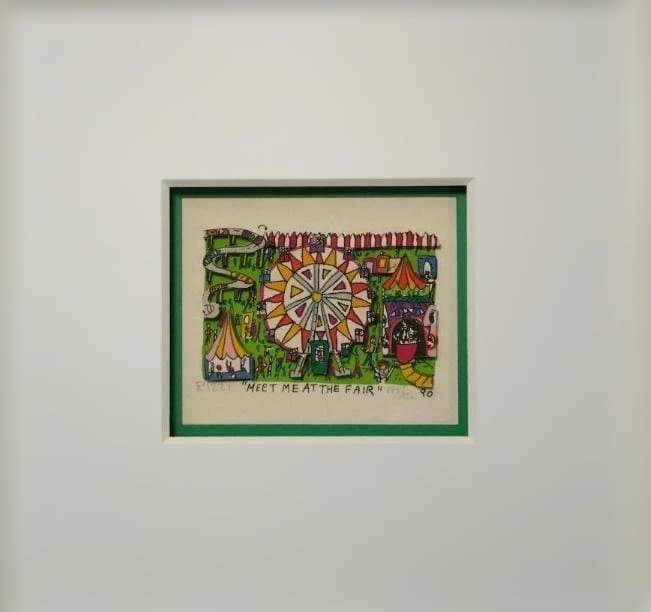 MEET ME AT THE FAIR 木版画