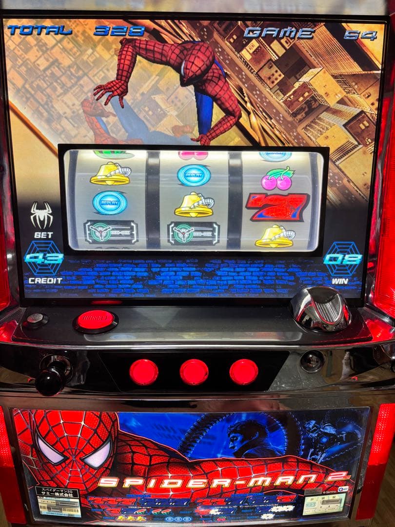 スロット実機　マーベルヒーロースパイダーマン2