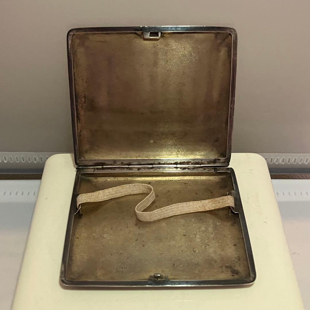 銀製品 SILVER950 刻印有 シガレットケース 106g