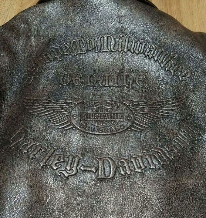 山羊革 ハーレーダビッドソン レザーシングルライタースジャケット Lサイズ