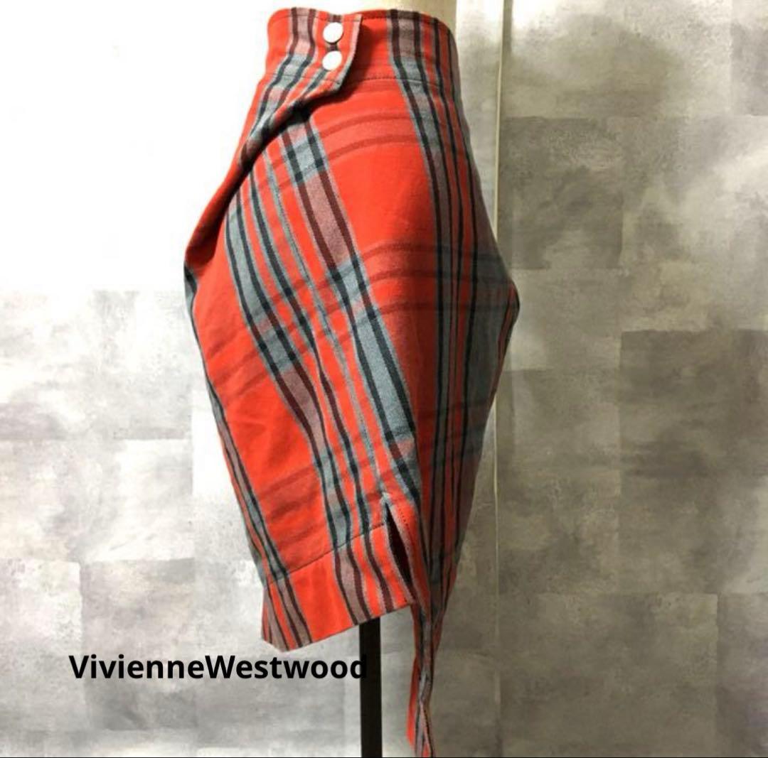 【VivienneWestwood】REDLABEL アシメスカート　チェック