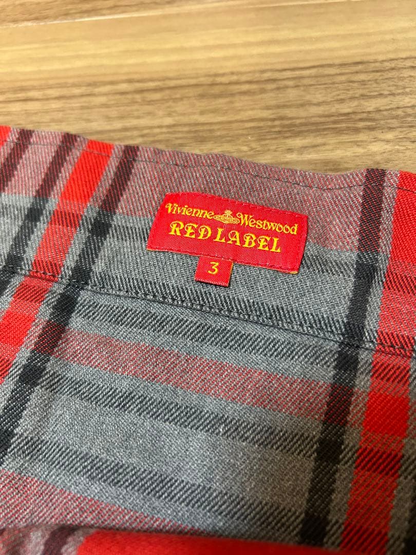 【VivienneWestwood】REDLABEL アシメスカート　チェック