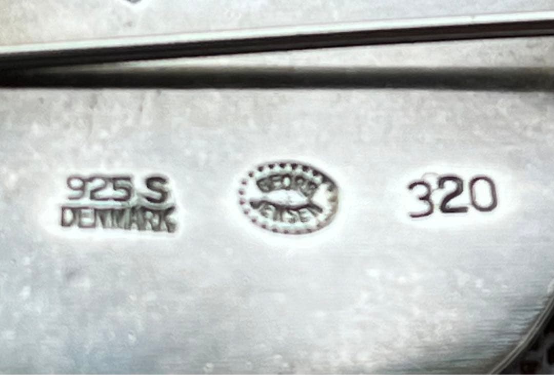 e  ジョージジェンセン　鳩　ブローチ