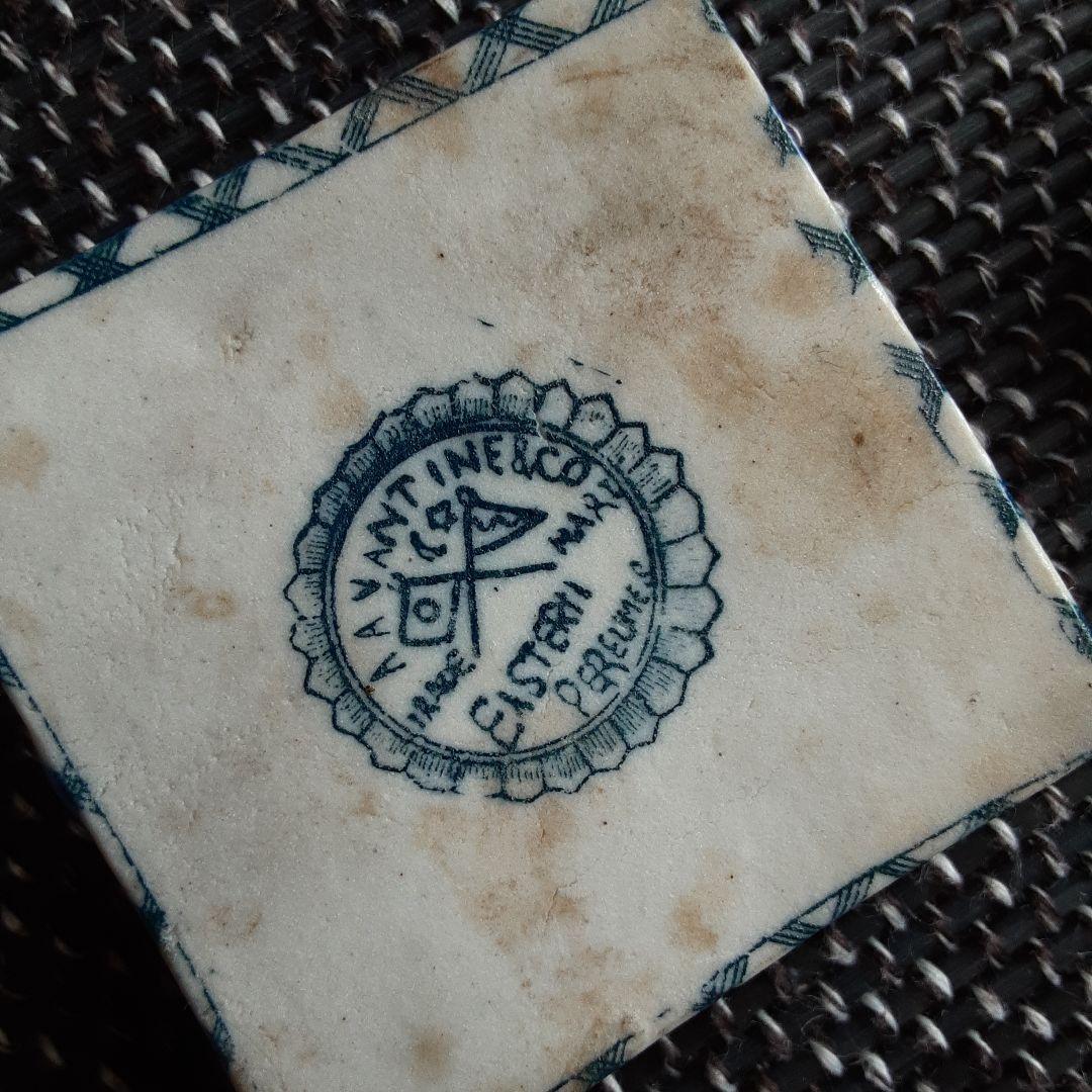 古い陶磁器小箱/幕末明治化粧香水瓶/日本富士山水画小物道具入/里帰り鼻煙壺根付