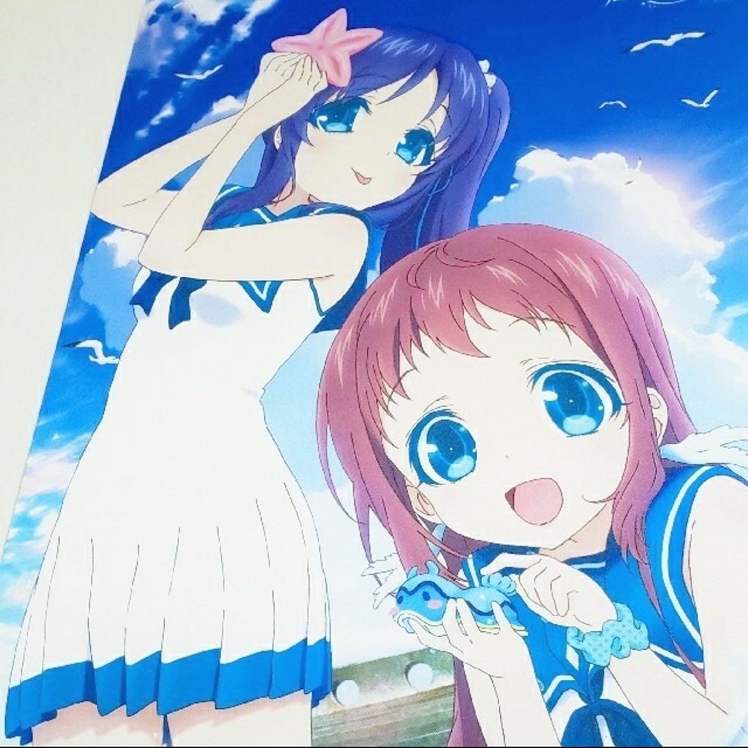 凪のあすから 向井戸まなか＆比良平ちさき ソフマップ全巻購入特典 タペストリー