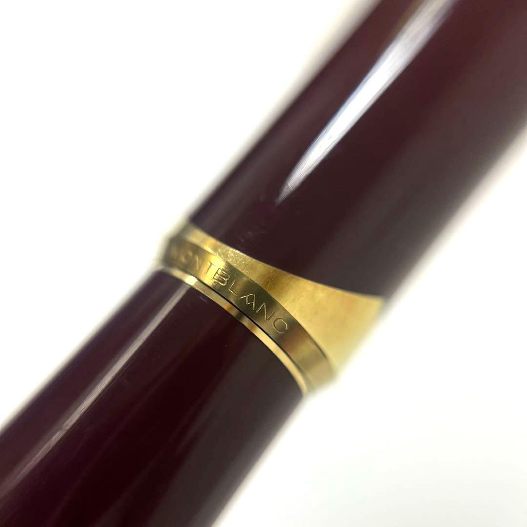 【ペン先750】MONTBLANC 万年筆 モンブラン ボルドー×ゴールド