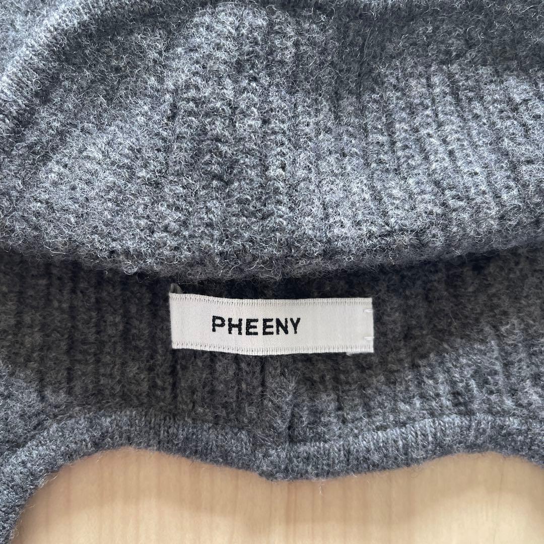pheeny ニット帽 美品　ウールキャップ　フィーニー