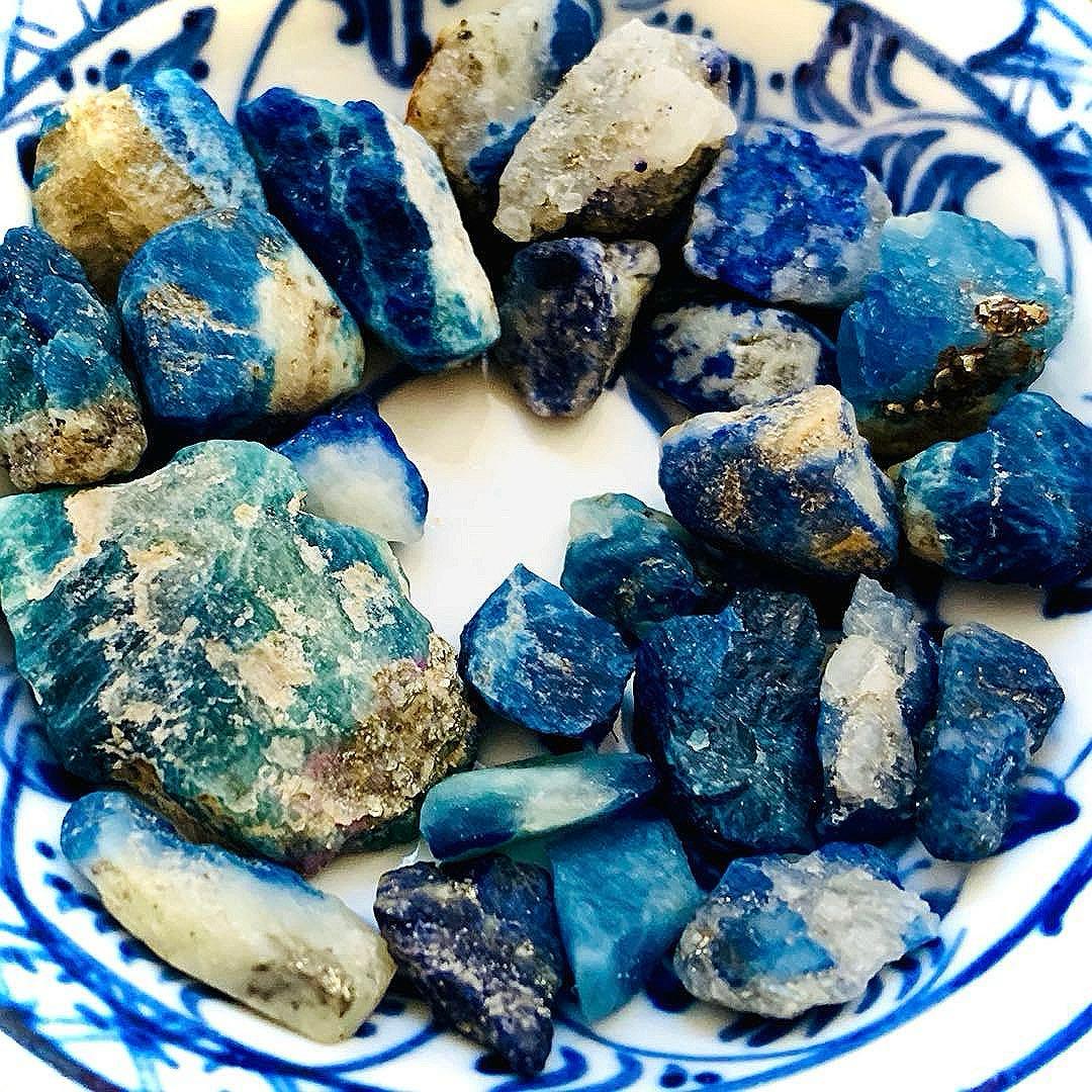 大粒ブルーソーダライトバラエティセット24個