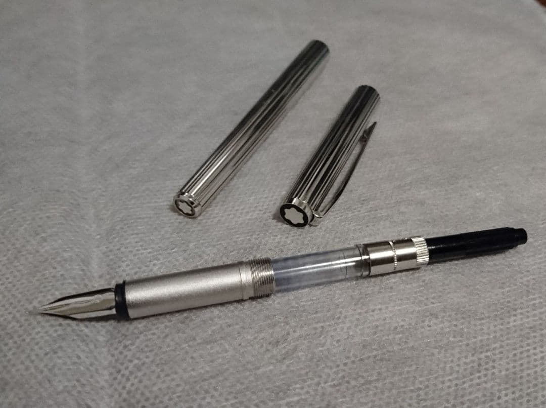 モンブラン ノブレス 万年筆 プラチナ