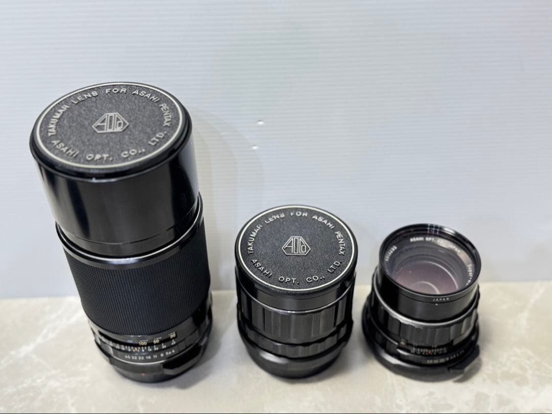 【完全現状品】 Pentax 6x7 中判カメラ レンズ3本 グリップ付