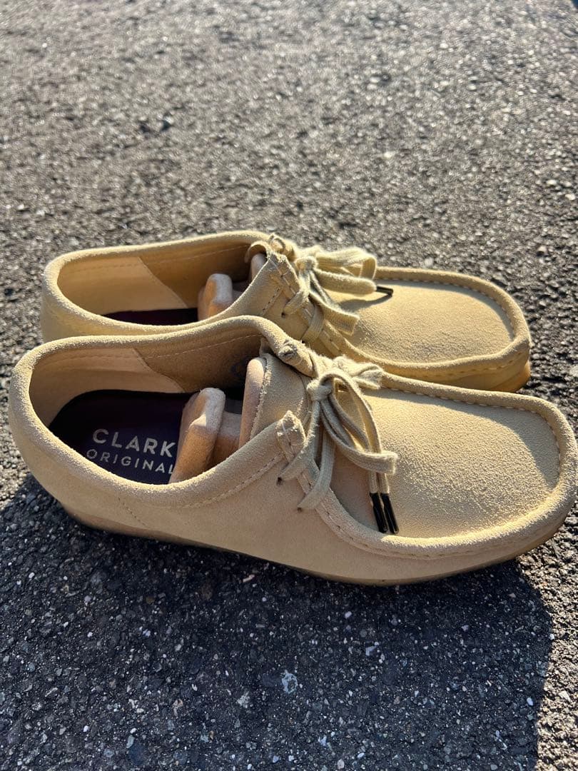Clarks ワラビー ベージュ【26cm】