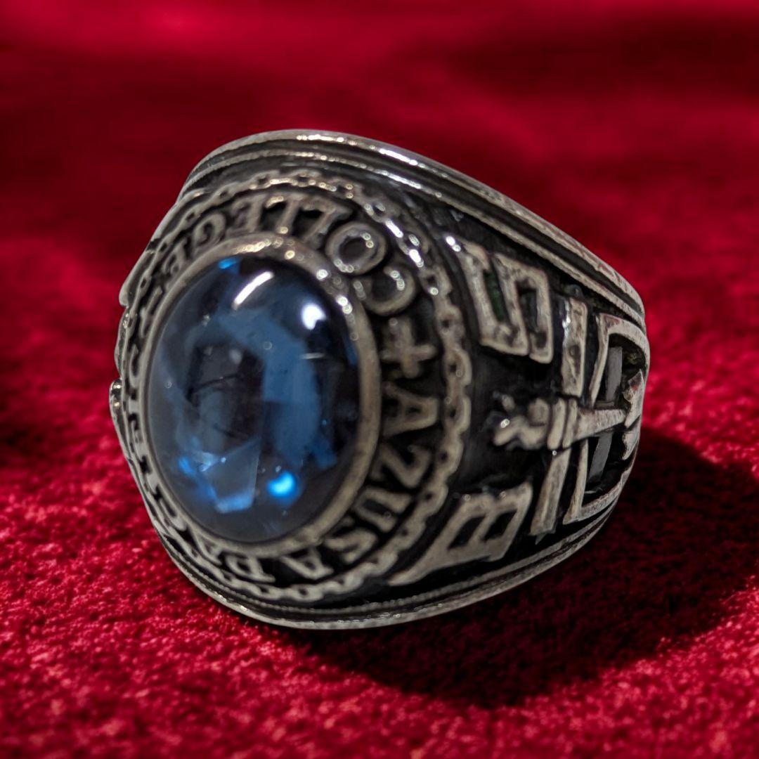 【1975年】 vintage カレッジリング シルバーJOSTENS社製