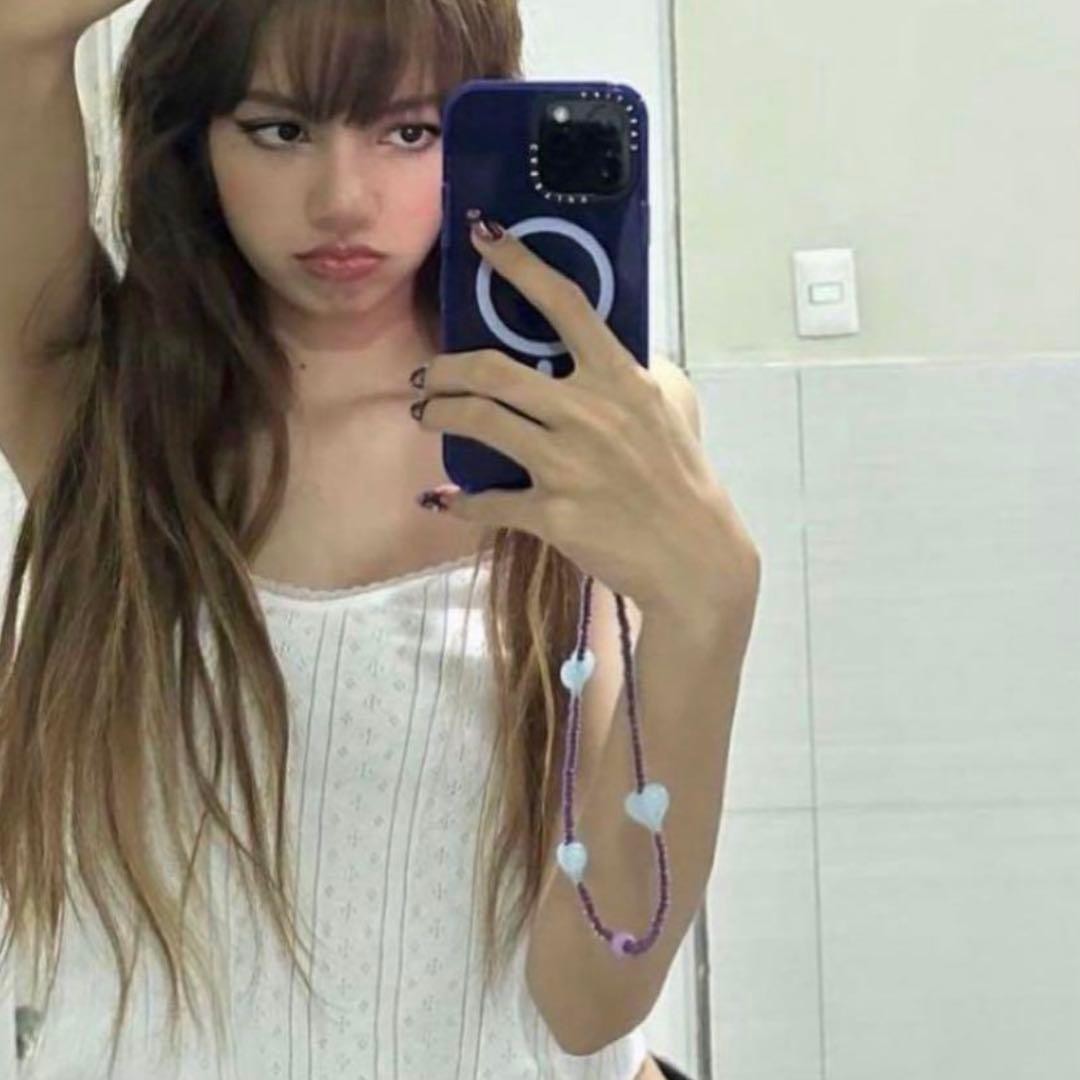 正規品 ストリングティング ハート パープル BLACKPINK リサ