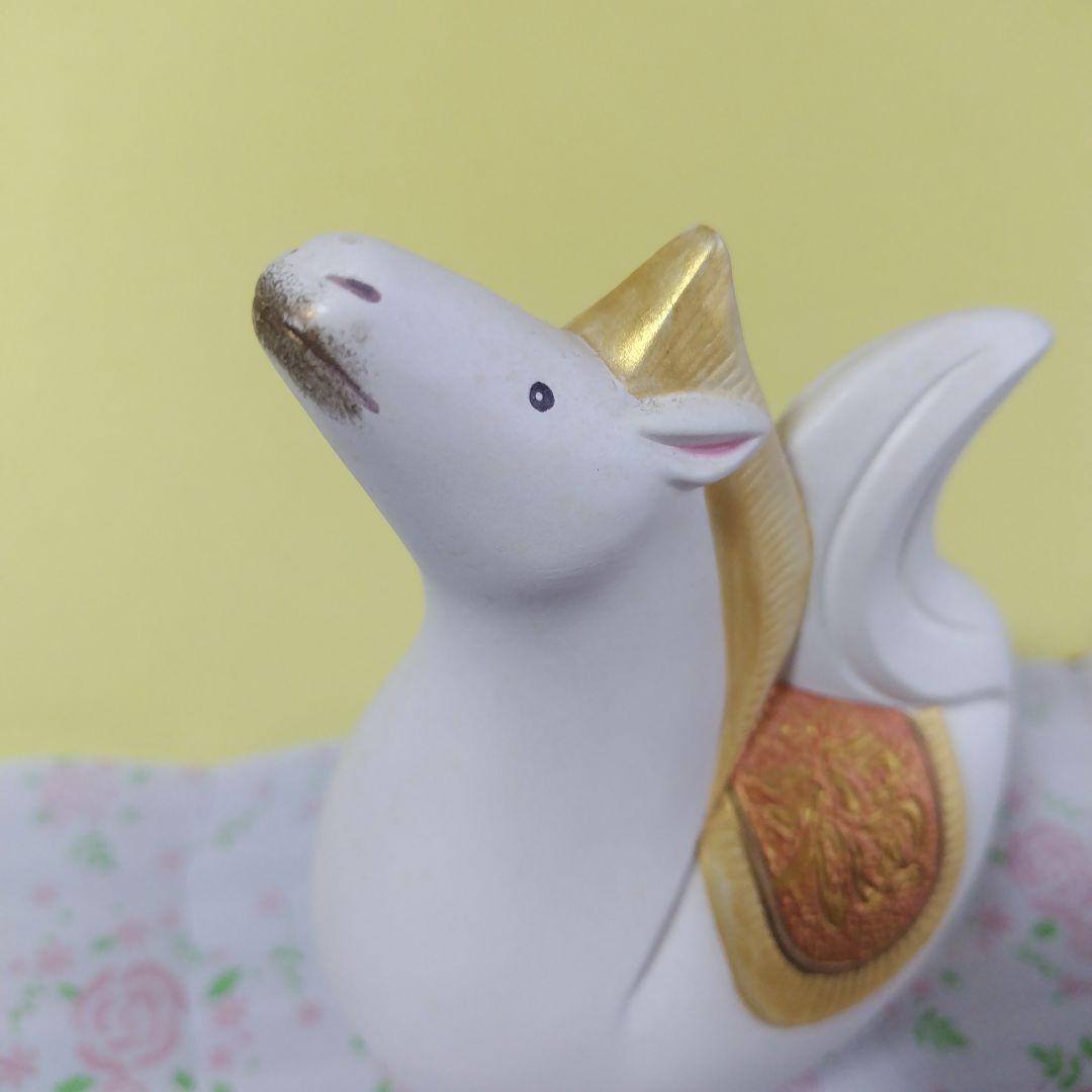 【希少】馬　博多人形　梶原正二作　干支　縁起物　レトロ